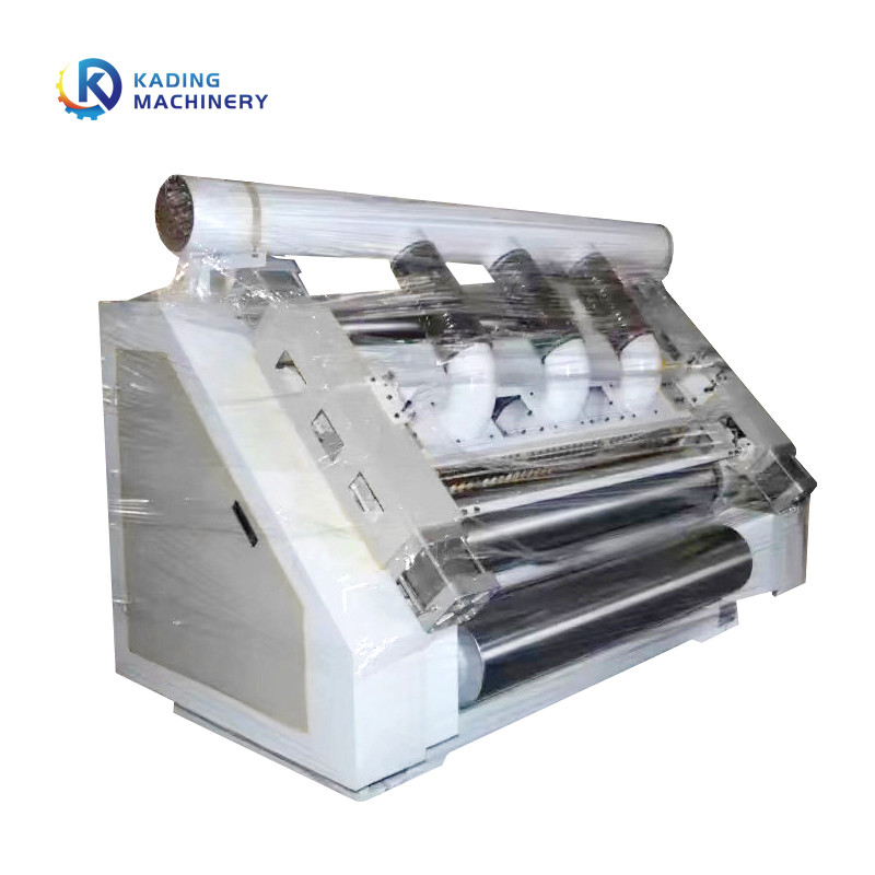 Corrugation Facer τύπων θέρμανσης ατμού ενιαία μηχανή με το χαρτοκιβώτιο που κάνει το σύνδεσμο για την κατασκευή του εγγράφου 5 πτυχών