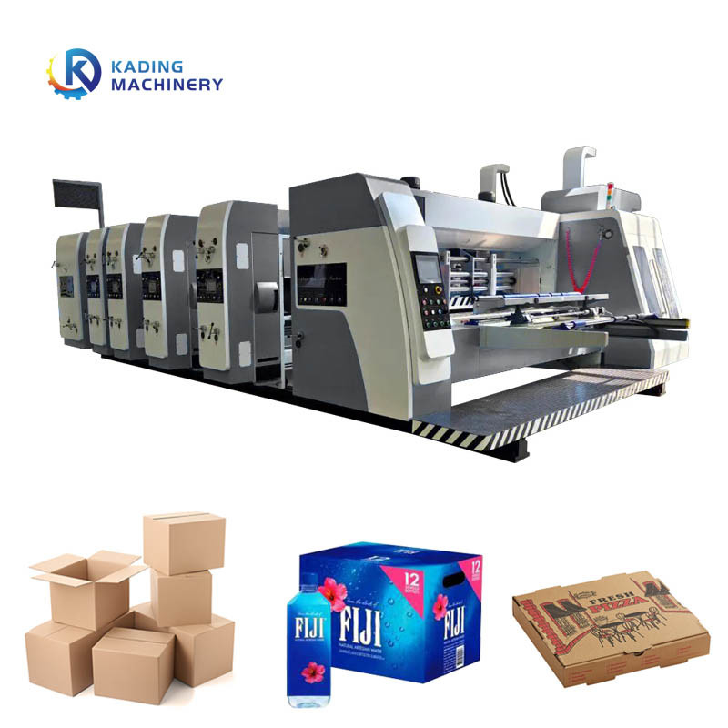 300pcs/Min Εκτύπωση Slotting Die Cutting Machine Χρώμα Προσαρμοσμένη αυτόματη τροφοδοσία